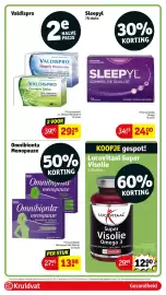 Kruidvat folder week 42 Pagina 36: Omnibionta menopauze €13,98, Valdispro Sleepzz Melatonine €29,25