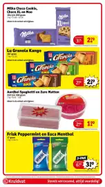 Kruidvat folder week 42 Pagina 53: Milka Choco Cookie, Choco XL en Moo €2,79, Aardbei Spaghetti en Zure Matten €1,99