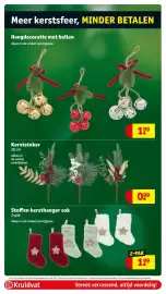 Kruidvat folder week 42 Pagina 59: Kerststeker €0,99, Stoffen kersthangert sok €1,99