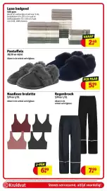 Kruidvat folder week 42 Pagina 62: Luxe badgoed €2,49, Pantoffels €5,99