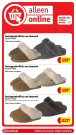 Kruidvat folder week 42 Pagina 64: Instappantoffels van lamswol €19,99, Instappantoffels van lamswol €19,99