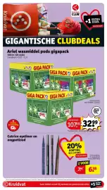 Kruidvat folder week 42 Pagina 71: Catrice eyeliner en oogpotlood €6,38, Ariel wasmiddel pods €32,99
