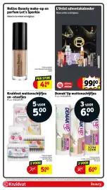 Kruidvat folder week 42 Pagina 80: Kruidvat wattenschijfjes en -staafjes €5,00, Demak'Up wattenschijfjes €6,00