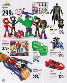 Føtex tilbudsavis Side 22: Sonic shadow og batcycle €199,00, Marvel Spidermanfigur €279,00
