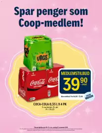 Coop Prix kundeavis uke 42 Side 16: Coca-Cola 0,33 L X 4 PK €39,90