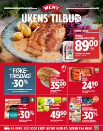 Meny kundeavis Side 1: STORT UTVALG FRI FOR-PRODUKTER, NYSTEKT NORSK GROVBRØD €35,00
