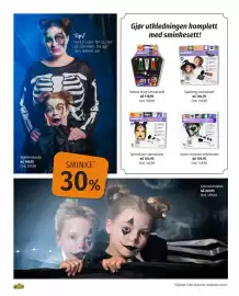 Nille kundeavis Side 4: Klovnekostyme €249,95, Grønt monster sminkesett €104,95