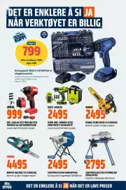 Obs Bygg kundeavis Side 15: SKIL 3360 DA SETT MED MUTTERTREKKER OG LUFTKOMPRESSOR €999,00