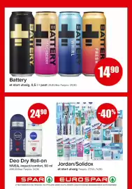 Spar kundeavis uke 42 Side 11: Deo Dry Roll-on €24,90, Battery €14,90