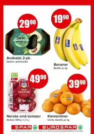 Spar kundeavis uke 42 Side 2: Klementiner €39,90, Avokado 2-pk €29,90
