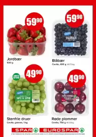 Spar kundeavis uke 42 Side 3: Jordbær €59,90, Røde plommer €49,90