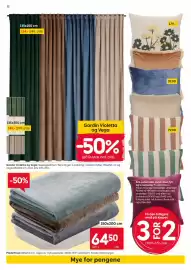 Rusta kundeavis uke 42 Side 12: Pledd Freja €64,50, Gardin Violetta og Vega €249,00
