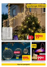 Rusta kundeavis uke 42 Side 7: Lysslynge Neon €99,50, Dekorasjonsbelysning Globe €199,00