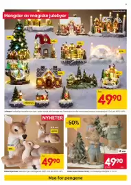 Rusta kundeavis uke 42 Side 9: Dekorasjon Mouse family €49,90, Julebyer €49,90