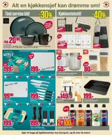 Europris kundeavis uke 42 Side 11: SKJÆREBRETT €99,90, BAKESETT €149,00