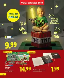 Lidl folder | Speelgoed Pagina 12: Krasboek magische wereld €1,99, LEGO MINECRAFT Speelset €14,99