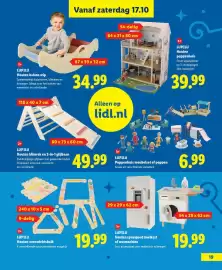 Lidl folder | Speelgoed Pagina 19: Alle LUPILU Houten klimrek en 2-in-1 glijbaan €49,99, Lupilu Houten evenwichtsbalk €19,99
