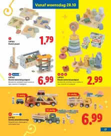 Lidl folder | Speelgoed Pagina 27: Lupilu Houten motoriekspeelgoed €6,99, Lupilu Houten puzzel €1,79