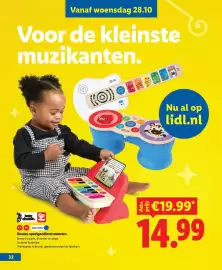 Lidl folder | Speelgoed Pagina 32: Houten speelgoedinstrumenten €14,99
