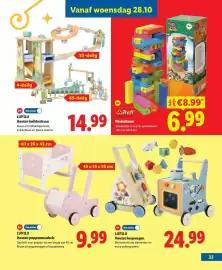 Lidl folder | Speelgoed Pagina 33: Lupilu Houten knikkerbaan €14,99, Wiebeltoren €6,99