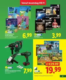 Lidl folder | Speelgoed Pagina 47: Lupilu Elektrisch speelgoed gereedschap €7,99, Klassieke spellen €19,99