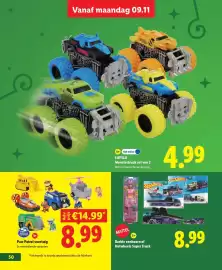 Lidl folder | Speelgoed Pagina 50: Barbie eenhoorn of Hotwheels Super Truck €8,99, Paw Patrol voertuig €8,99
