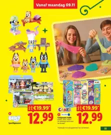 Lidl folder | Speelgoed Pagina 55: Bluey Speelfigurenset €12,99, Craze Compound studio €12,99