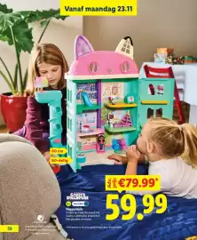 Lidl folder | Speelgoed Pagina 58: Gabby's Dollhouse Poppenhuis €59,99