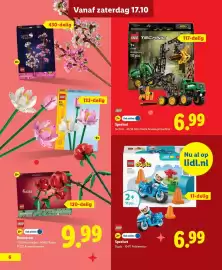 Lidl folder | Speelgoed Pagina 6: LEGO Technic - 42218 John Deere houtoogstmachine €6,99