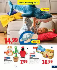 Lidl folder | Speelgoed Pagina 61: Simba Stitch of Winnie the Pooh knuffel €36,99, Lupilu Bewegende knuffel €7,99