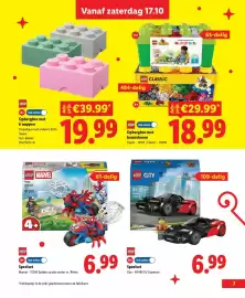 Lidl folder | Speelgoed Pagina 7: LEGO Marvel - 11206 Spidey op zijn motor vs. Rhino €6,99