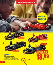 Lidl folder | Speelgoed Pagina 8: Alle LEGO Ferrari F1-auto €0,99, Alle LEGO McLaren Formula 1 Racecar €0,99