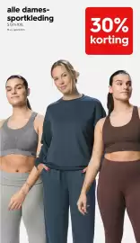 HEMA folder week 42 Pagina 5: alle dames- sportkleding S t/m XXL M.u.v. sport-bh's. 30% korting M