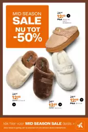 VanHaren folder Pagina 9: MID SEASON SALE NU TOT -50% 24.99 1249 € FILA 36 t/m 42 ook in LA donkerbruin ESPRIT ESPRIT ESPRIT