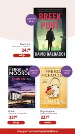 Bruna folder Pagina 19: David Baldacci Breekpunt €24,99, Freida mcfadden de gevangene €22,99