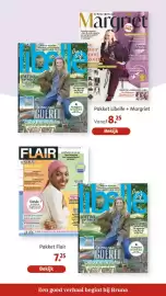 Bruna folder Pagina 26: Libelle + Margriet €8,25, Pakket Flair €7,25