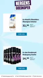 Plein.nl folder Pagina 23: Axe Deodorant Bodyspray Excite €14,99, Head & Shoulders Shampoo Intense €32,99