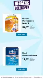 Plein.nl folder Pagina 26: Lenor Wasverzachter Amber & €32,99, Finish Vaatwastabletten €14,99