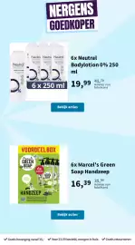 Plein.nl folder Pagina 3: Neutral Bodylotion 0% €19,99, Marcel's Green Soap Handzeep €16,39