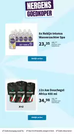 Plein.nl folder Pagina 31: Axe Douchegel Africa €34,98, Robijn Intense Wasverzachter Spa €23,35