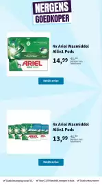 Plein.nl folder Pagina 34: Ariel Allin1 Pods €14,99, Ariel Wasmiddel Allin1 Pods €13,99