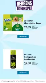 Plein.nl folder Pagina 37: Swiffer Vloerreiniger Droge €29,99, Lenor Unstoppables Geurbooster €24,99