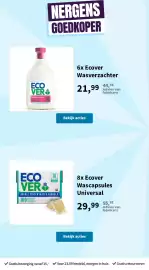 Plein.nl folder Pagina 42: Ecover Wasverzachter €21,99, Ecover Wascapsules Universal €29,99