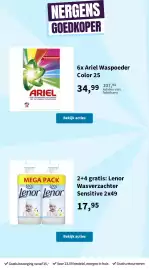Plein.nl folder Pagina 54: Ariel waspoeder color 25 €34,99