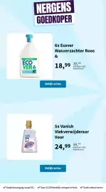 Plein.nl folder Pagina 56: Ecover Wasverzachter Roos €18,99, Vanish Vlekverwijderaar €24,99