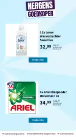 Plein.nl folder Pagina 61: Lenor Wasverzachter Sensitive €32,99, Ariel Waspoeder Universal+ 36 €34,99