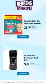 Plein.nl folder Pagina 67: Axe 3-in-1 Douchegeel Black €9,99, Pampers baby-dry pants €25,59