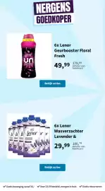 Plein.nl folder Pagina 70: Lenor Wasverzachter Lavender & €29,99, Lenor Geurbooster Floral Fresh €49,99