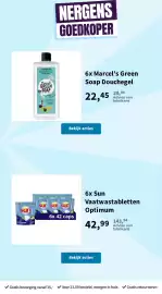 Plein.nl folder Pagina 9: Sun Vaatwastabletten Optimum €42,99, Marcel's Green Soap Douchegel €22,45