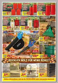 Posten Börse Prospekt woche 42 Seite 8: Grabkerze im Glas €2,49, Ambrosius Grabkerze €1,99